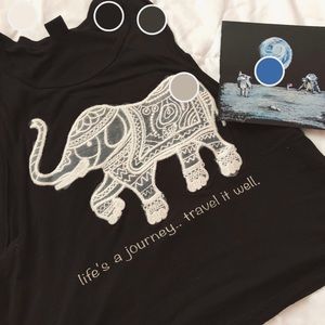 elephant crop top